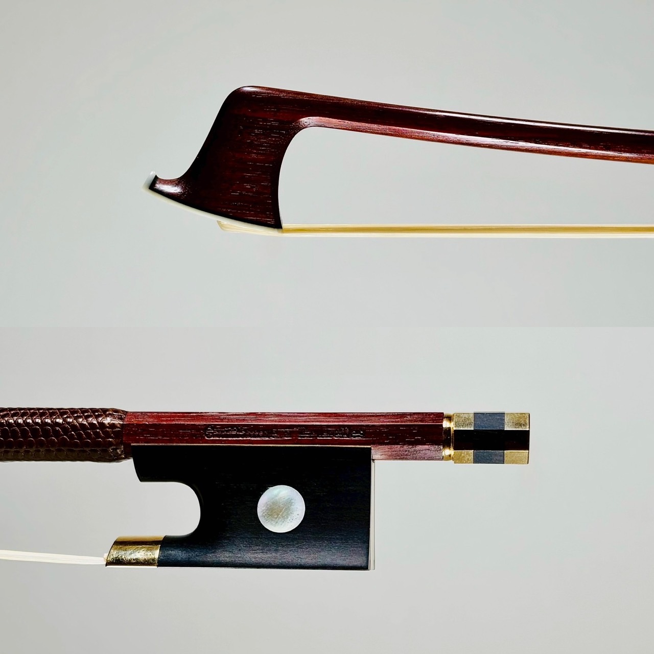 ＜Viola Bow＞ Pierre Guillaume, Belgium – Bruxelles, 2018　ヴィオラ弓　ピエール・ギオーム　金黒檀