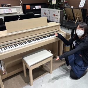 【 ヤマハ電子ピアノ：展示品特価情報！ 】展示品一台限り、お求め安くなりました◎