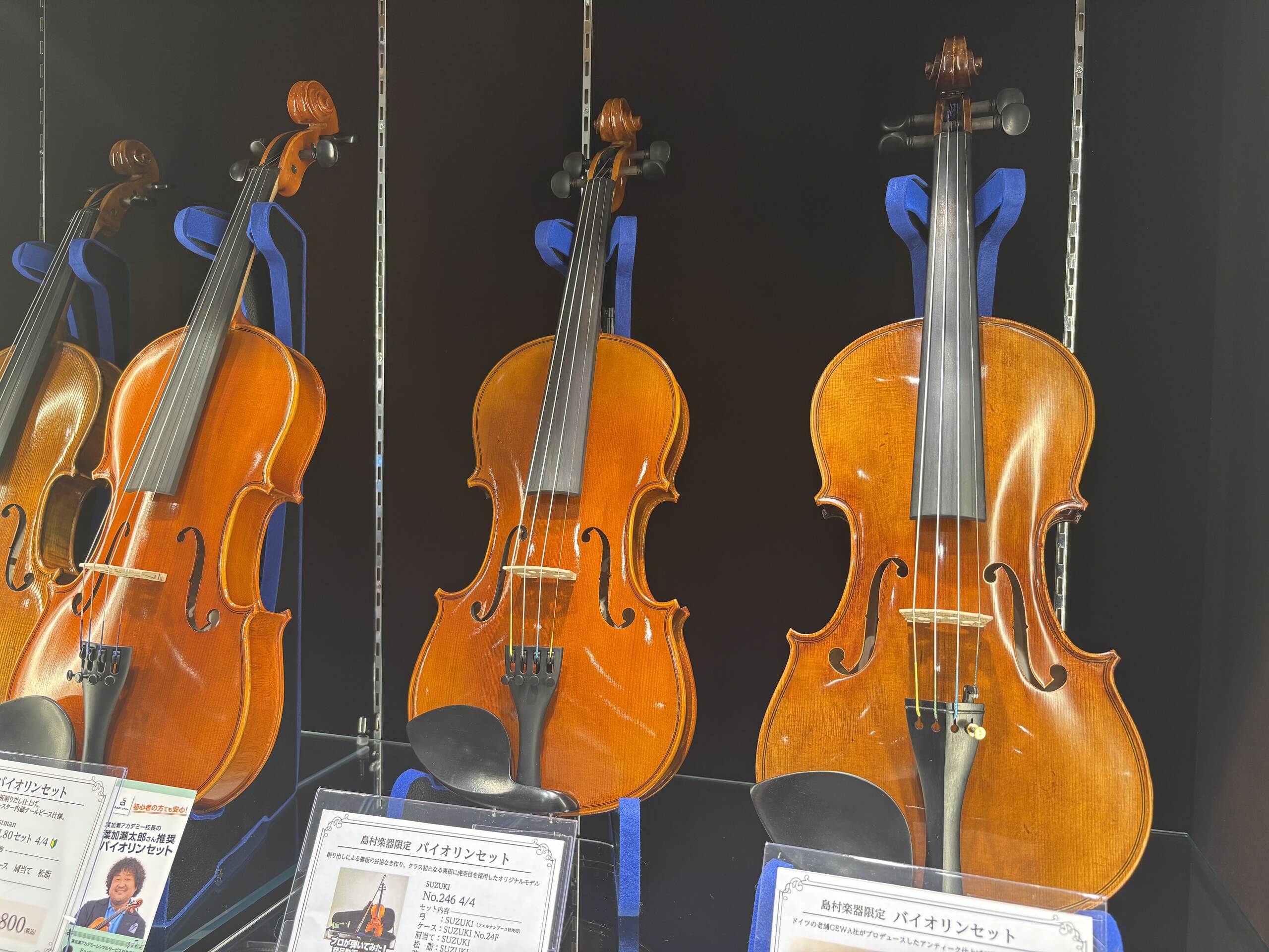 【弦楽器】展示ラインナップ　イオンモール須坂店