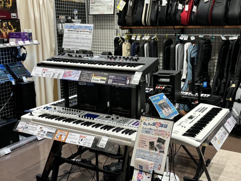 バンド活動や作曲に！おすすめシンセサイザーコーナーご紹介