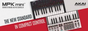 【店頭展示機有】AKAI MPK mini Ⅳ_リーズナブル・多機能なミニサイズ25鍵盤仕様のMIDIキーボード