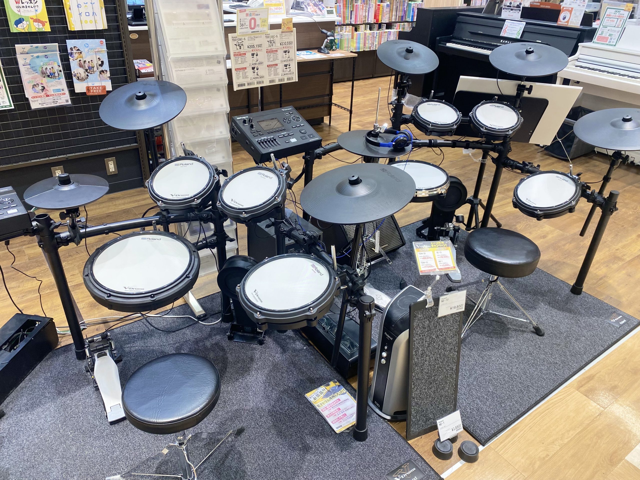 【電子ドラム】Roland新製品TD313SC-S・TD513SC-Sが入荷しました！