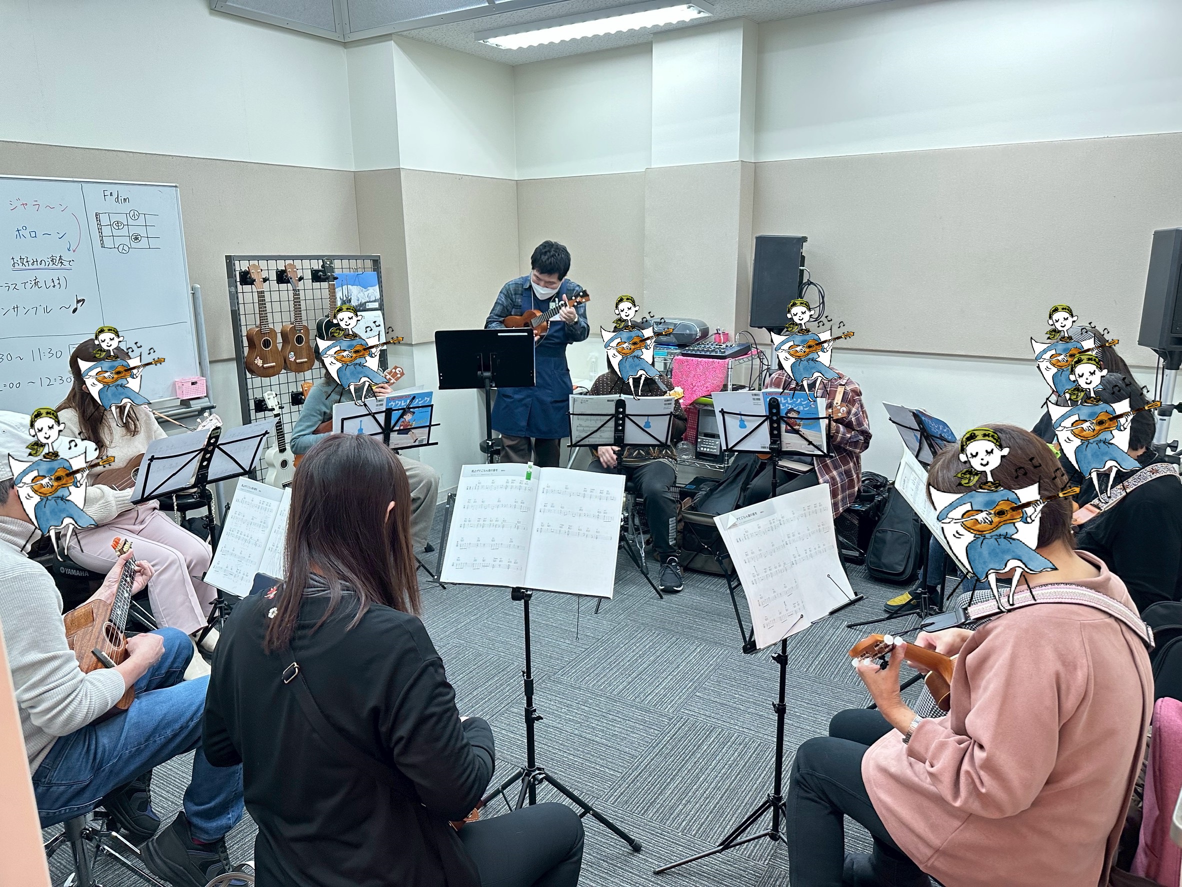 ウクレレサークル活動レポート🎵「見上げてごらん夜の星を」を演奏しました🎵
