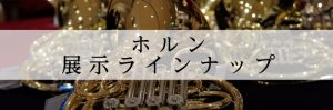 【ホルン展示ラインナップ】関東、東京でホルンの購入相談をするなら新宿PePe店へ！