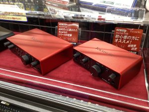 【店頭展示機有】Focusrite Scarlett Gen4シリーズ 必要な物は全て揃っている！快適なDTMライフを迎えよう