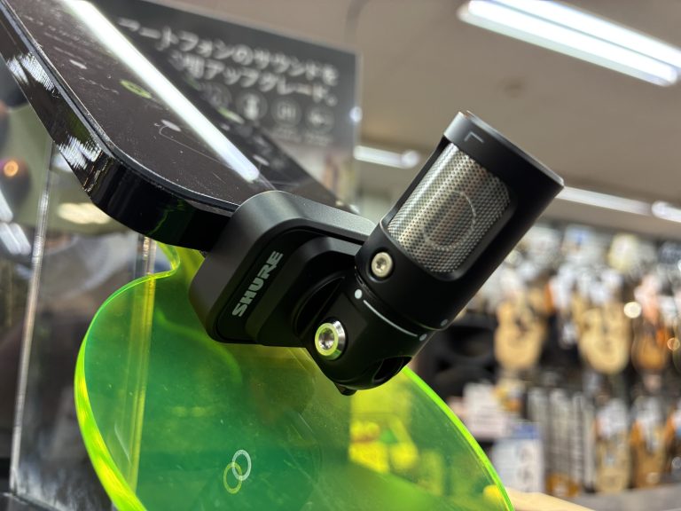 【お試しいただけます】SHURE MV88 USB-C iphone,androidスマホ用マルチ指向性マイク　試奏機導入！