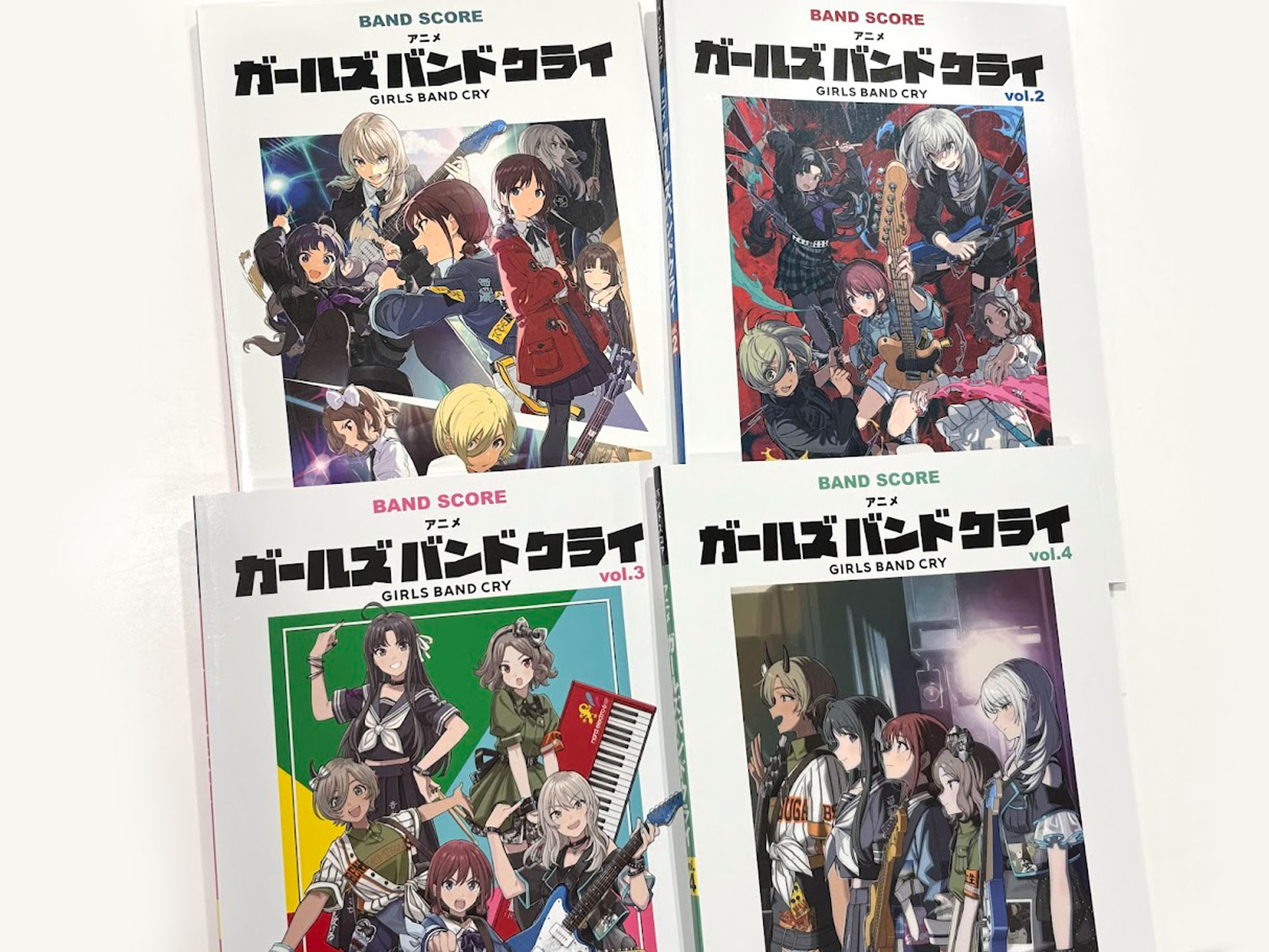 【楽譜】アニメ『ガールズバンドクライ』バンドスコア取り扱い中！待望のvol.4は3月24日発売＆特典キャンペーン開催！【八王子オクトーレ店】