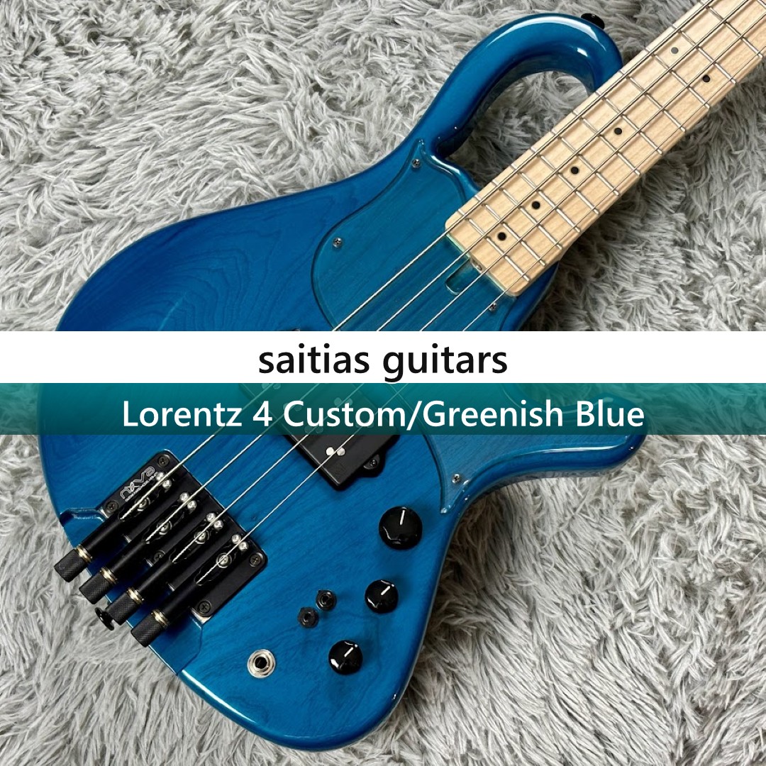 saitias guitars “Lorentz” 湘南の風が運ぶ、ショートスケールの常識を覆す革新の重低音　逸深巡礼 Vol.7