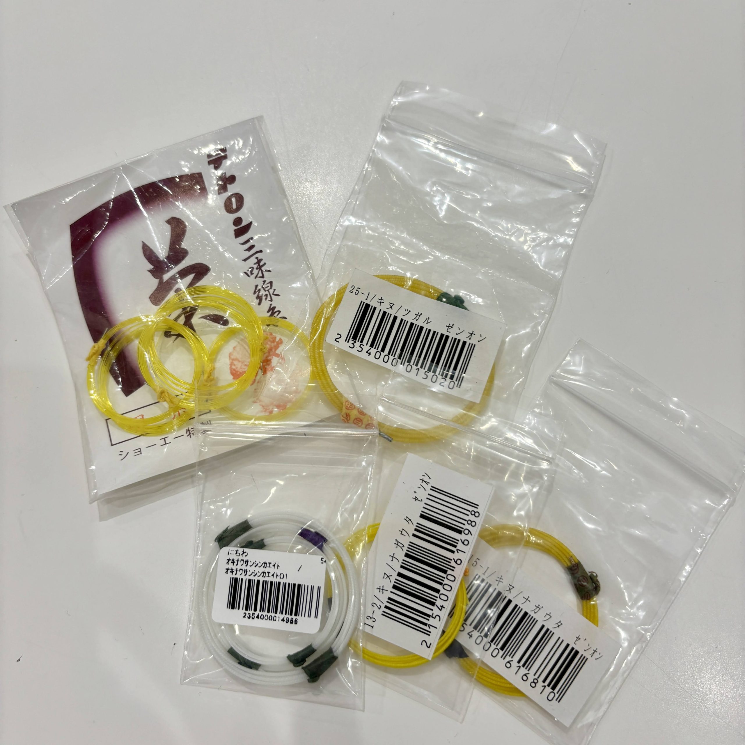 【和楽器】三味線・三線の弦、取り扱っております！弦交換やお取り寄せもご相談ください