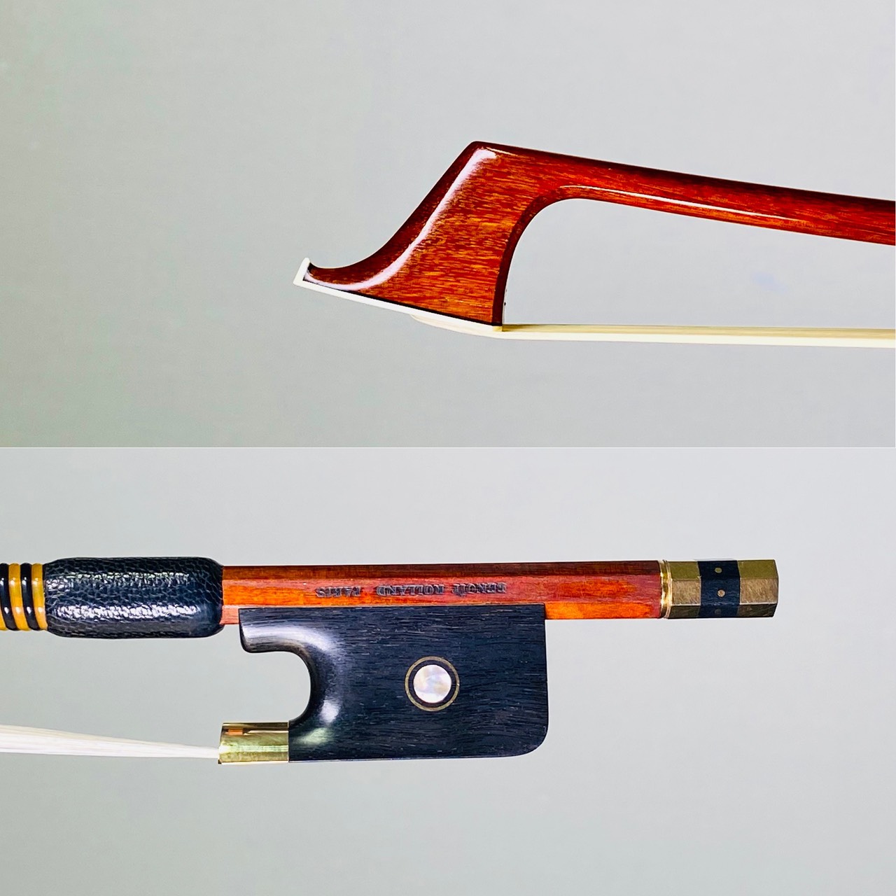 ＜Violoncello Bow＞ Benoît Rolland, France – Paris, 1995　チェロ弓　ブノワ・ロラン　金黒檀