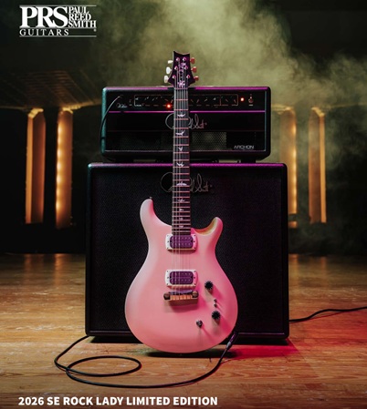 【抽選販売】PRS SE “Rock Lady” Limited Edition Pink Pearl Top (Natural Back) 【申込受付中】