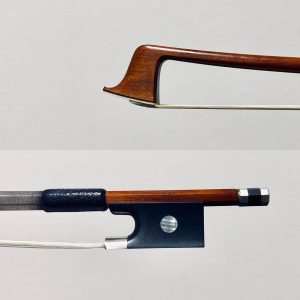 Christophe Schaeffer, France – Avignon, 1985　ヴァイオリン弓　クリストフ・シェーファー（シェフェール）銀黒檀