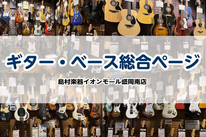 🎸【ギター・ベース総合案内】初めての1本から至高のモデルまで徹底サポート！イオンモール盛岡南店で最高の音楽生活をスタートしよう！