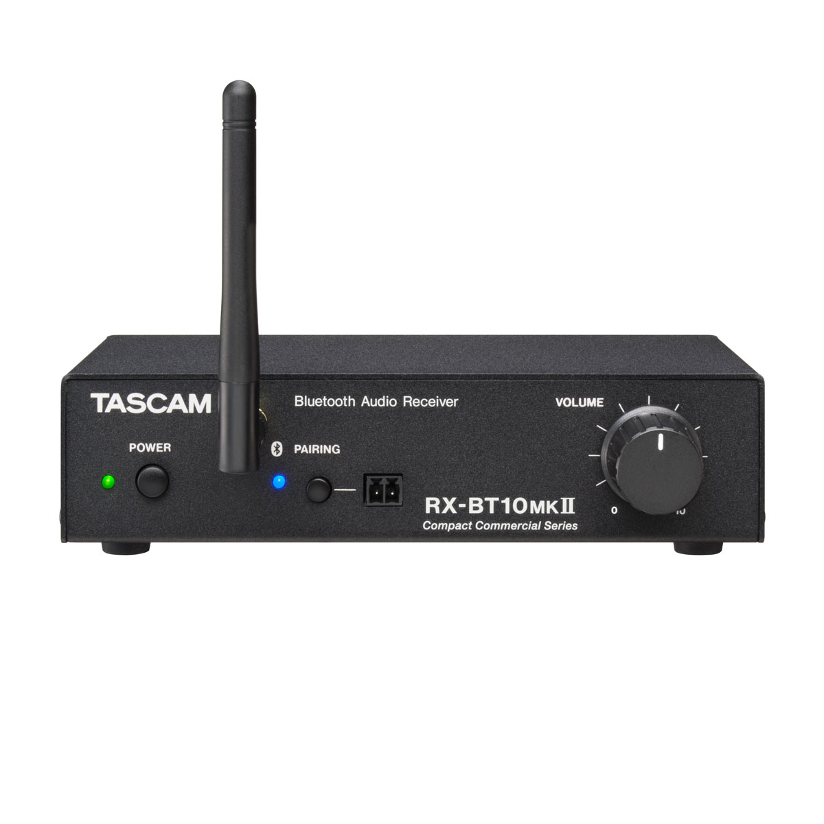 TASCAM「RX-BT10MKII」| Bluetooth®機器名のカスタマイズに対応した業務用レシーバー