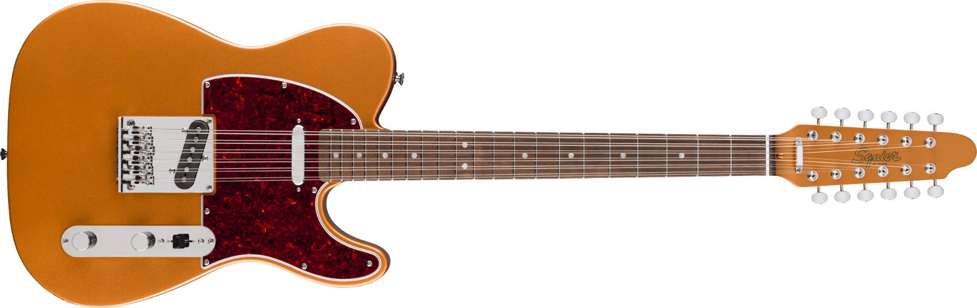 トロイ・ヴァン・リューウェンのシグネチャー12弦モデル「Paranormal Troy Van Leeuwen Telecaster® XII」がSquierから登場