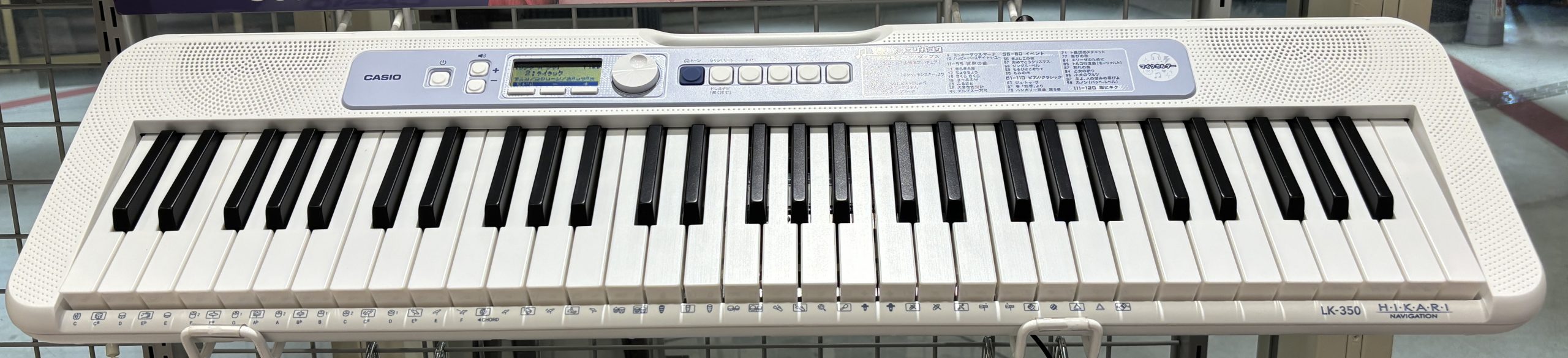 CASIO 光ナビゲーションキーボード LK-350＆LK-550 新登場！