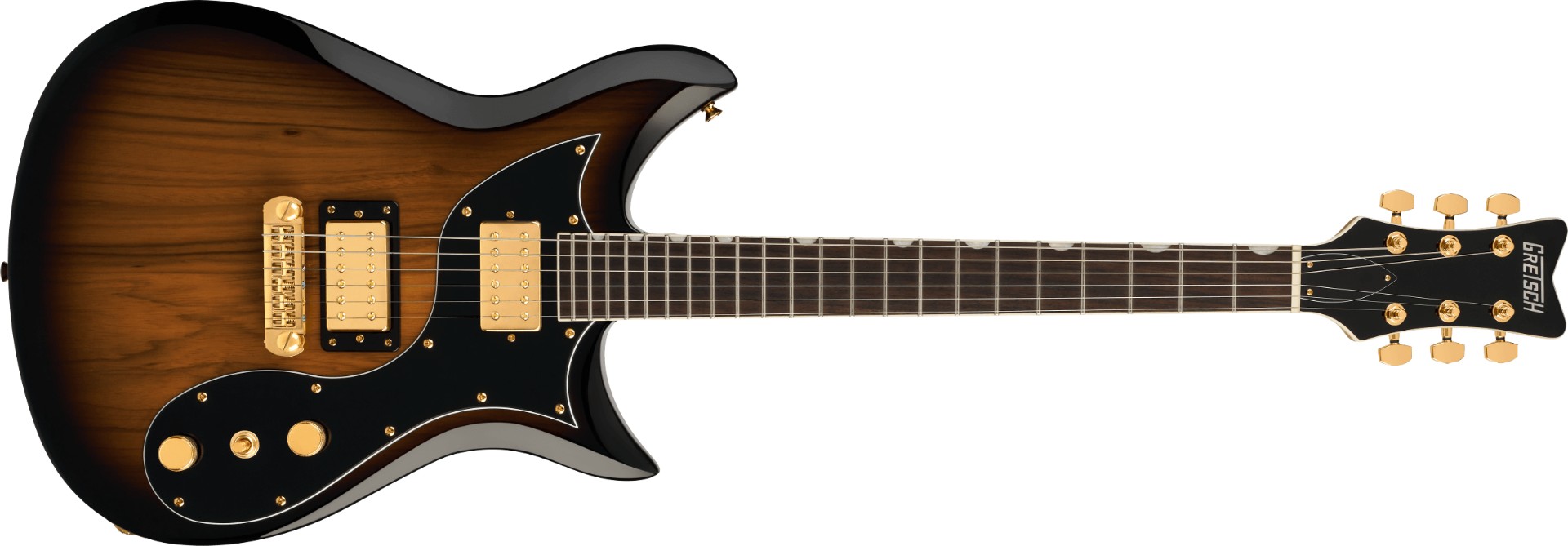 c*o様 1000シリングエキゾチックバタフライ世界限定2500枚2016年発行 限定モデル】 GRETSCHよりエキゾチックなブラックリンバ材を採用した