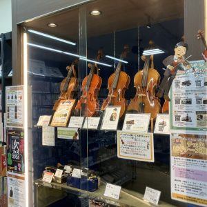 【島村楽器鈴鹿店】バイオリン展示ラインナップ