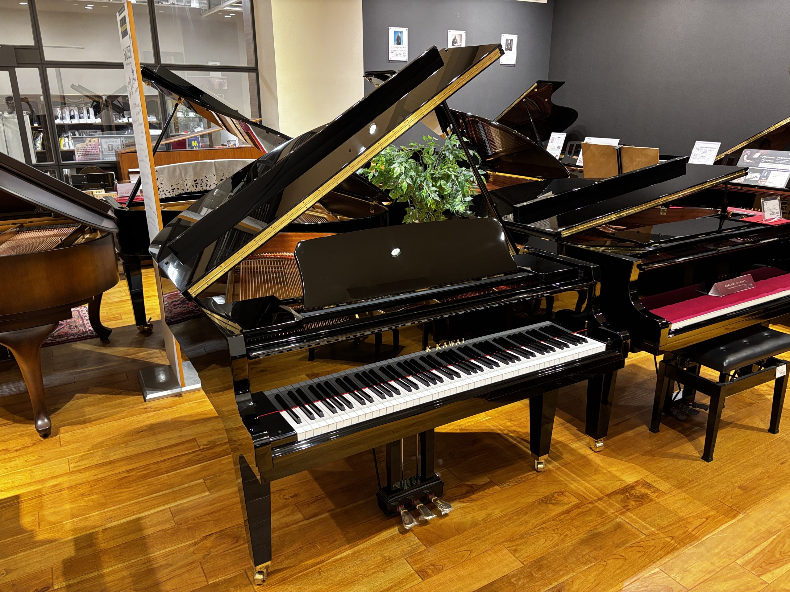 カワイグランドピアノGL-10 中古 2016年製