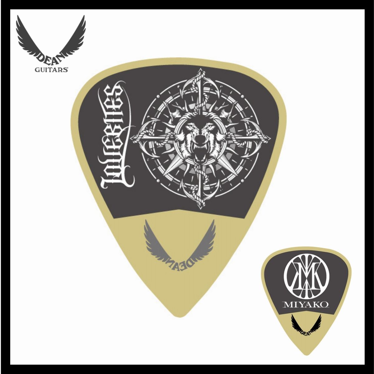 【LOVEBITES】Miyako氏の新作「DEAN OUTSTANDING POWER PICK」発売！滑り止め加工＆ウルテム素材を採用した注目の1枚