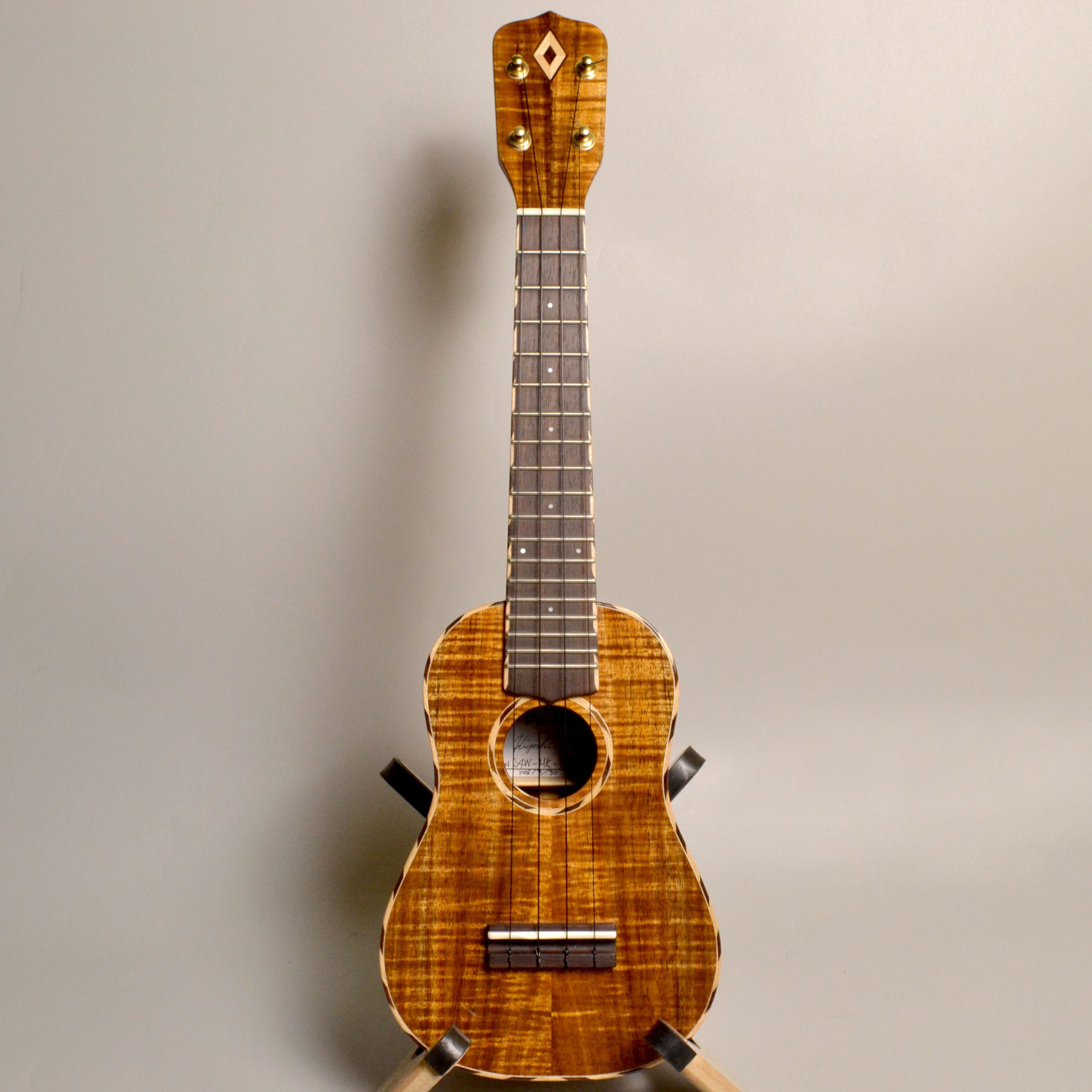 ソプラノウクレレki-bo-ukulele NO.042 S4W-HK-D4A