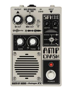 【新製品】ペダル内に本物のアンプとマイクを内蔵!? DEATH BY AUDIO「AMP CRASH」が登場！