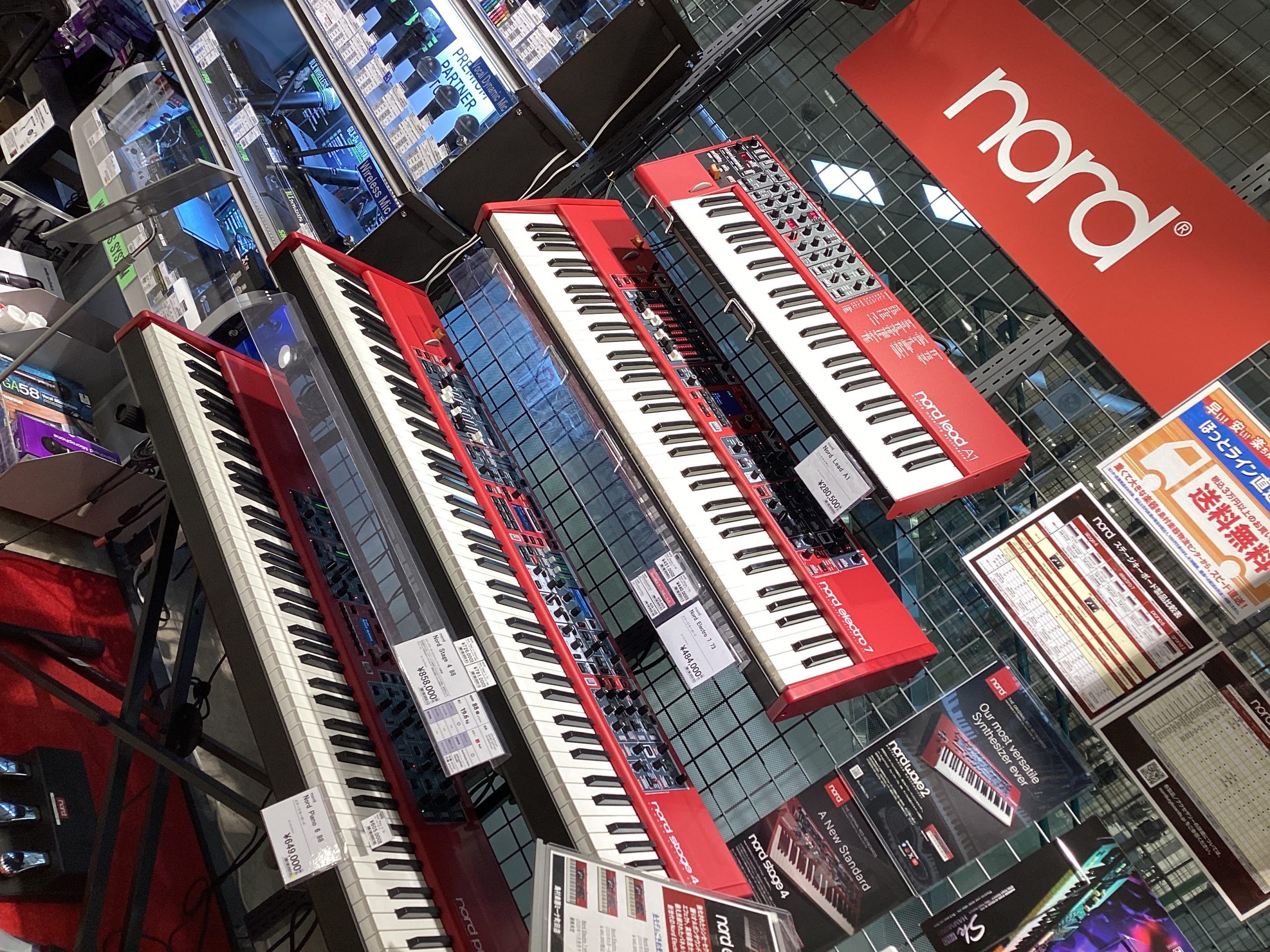 島村楽器ミーナ町田店で「Nord Keyboards」各種取り扱い中！