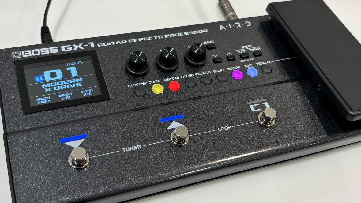マルチエフェクターに抵抗がある方へ。BOSS GX-1を試してみました！