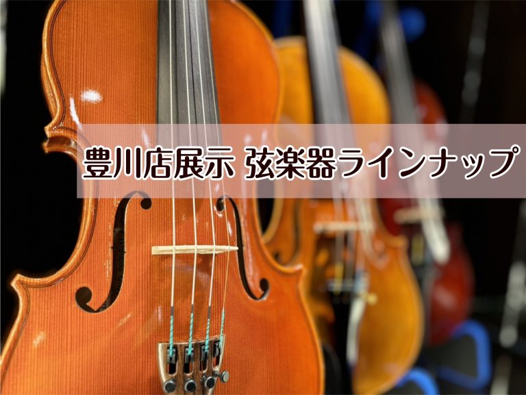 豊川店展示品弦楽器のご紹介