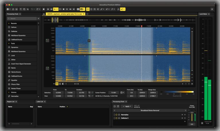 Acon Digital Acoustica 8 | AIノイズ除去と音声分離を統合、修復からイマーシブ制作まで担うオーディオ編集ソフト