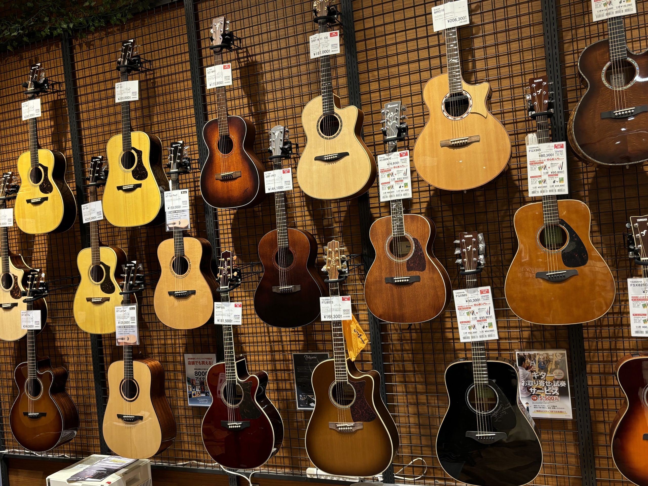 【ららぽーと湘南平塚店】アコースティックギターなら島村楽器まで!!