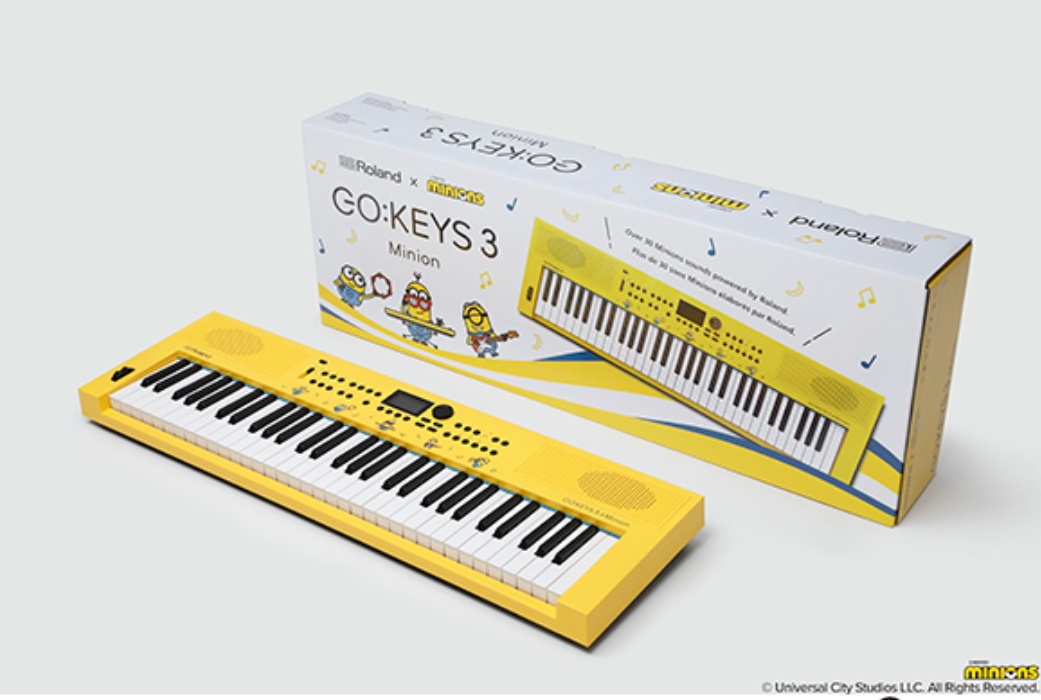 【キーボード新製品】9/19(土)発売　Roland　GO:KEYS 3　-ミニオン-　【近日展示予定】