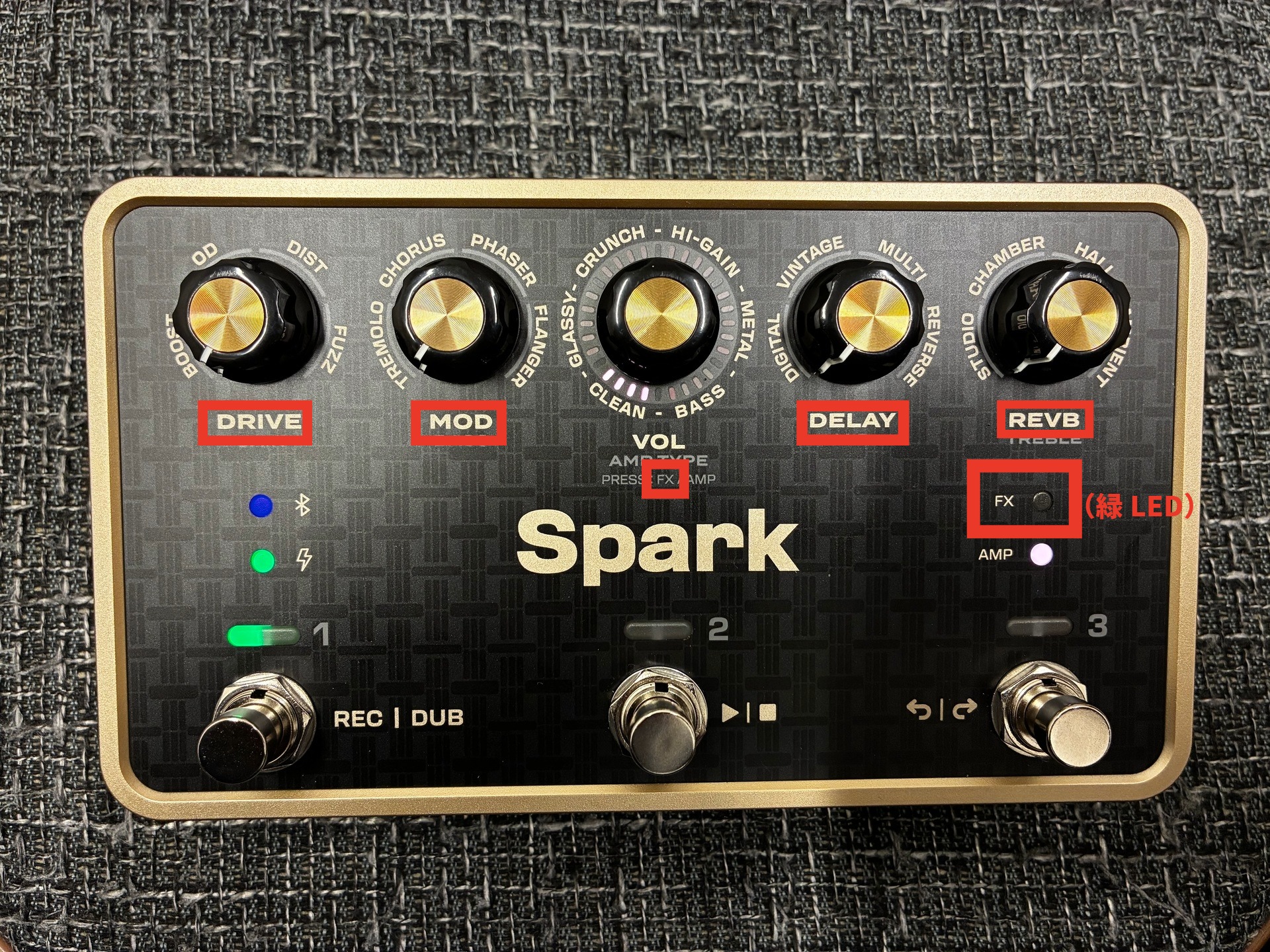 実機レビュー】Positive Grid Spark PEDAL 徹底解説！アンプ