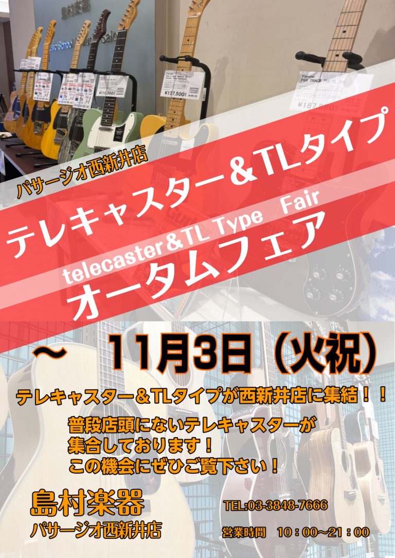 テレキャスター＆ＴＬタイプ　オータムフェア