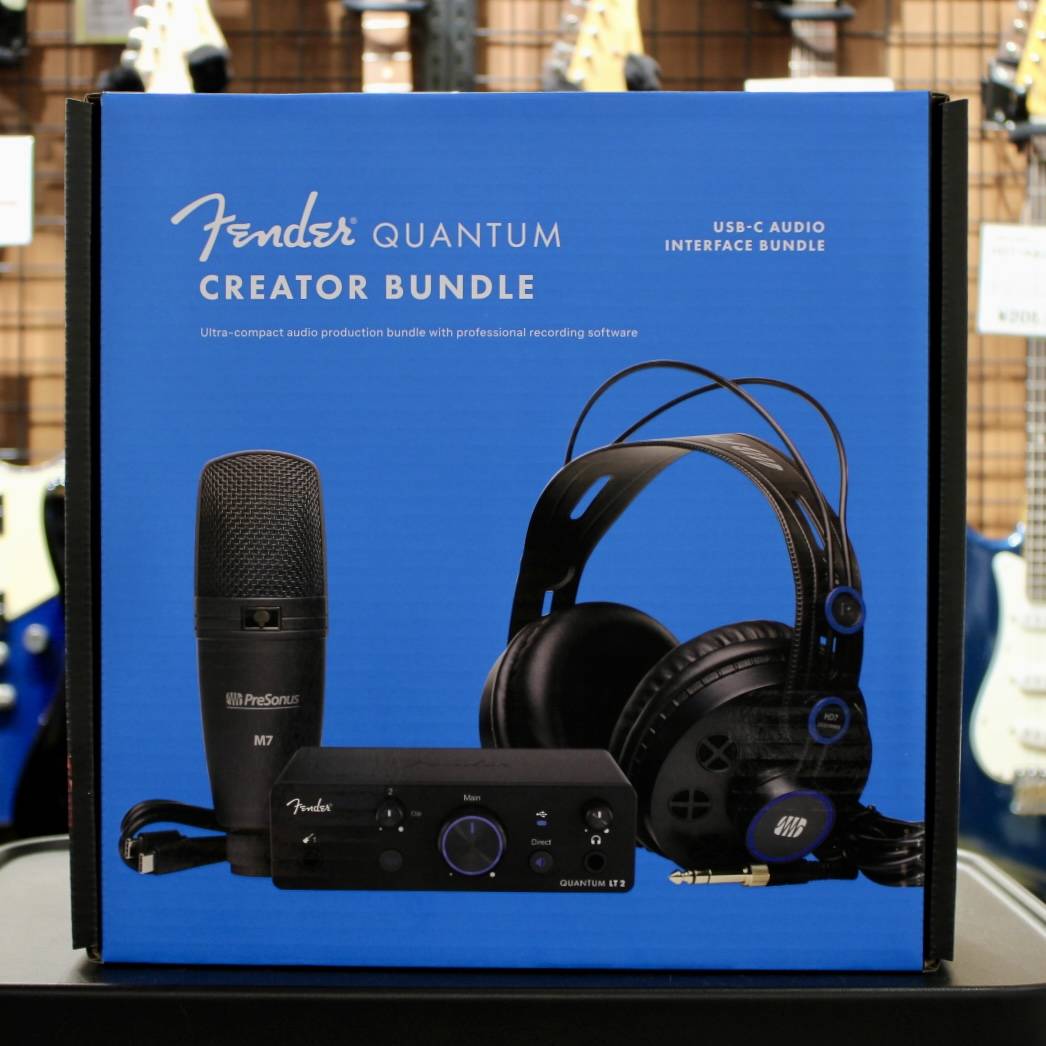 「あれ？Fender Studio Pro買うより安くない？」Fender Quantum Creator Bundleが入荷しました！【Fender Studio Pro 永久ライセンス付属】