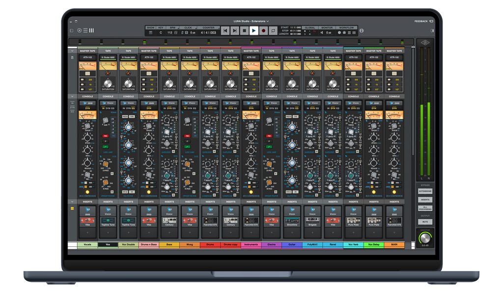 Universal Audio LUNA Studio | AIアシスタント、最大6ステム分離