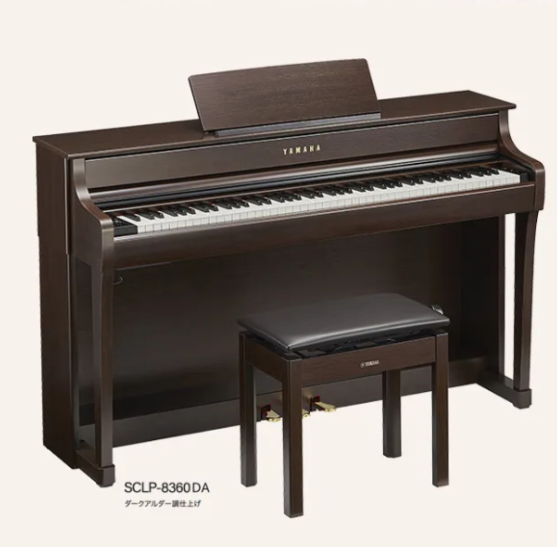 2026年10月22日新発売！！
【SCLP-8360】￥231,000(税込)

白鍵側面に一部木材を利用した、グランドタッチ-エス™鍵盤採用。

