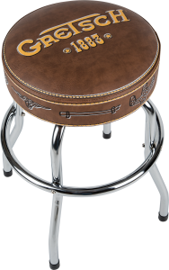 【Gretsch】アイコニックな「1883」ロゴをあしらったバースツール「Gretsch™ “1883” Logo Barstool, 25″」が登場！