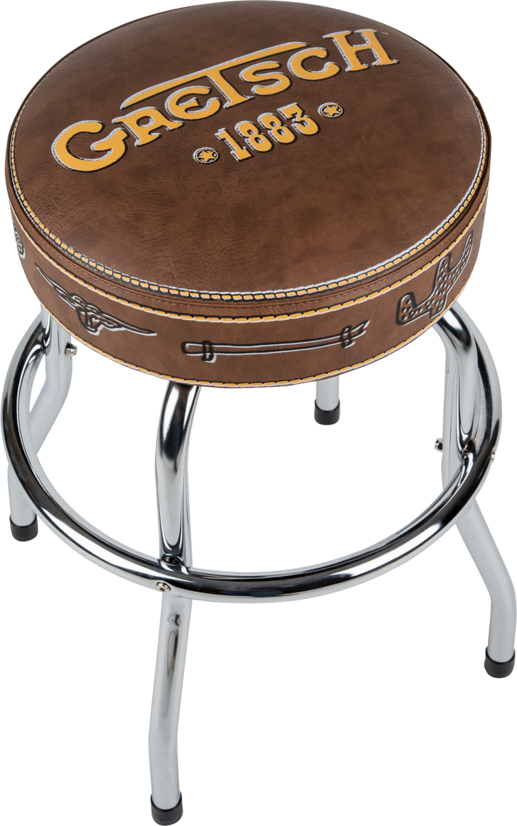 【Gretsch】アイコニックな「1883」ロゴをあしらったバースツール「Gretsch™ “1883” Logo Barstool, 25″」が登場！