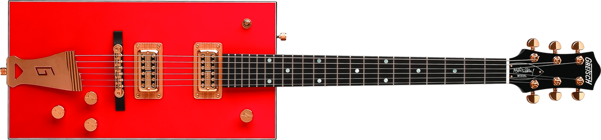 【Gretsch】ボ・ディドリーが愛した伝説の長方形ギター「G6138 Bo Diddley」が登場！