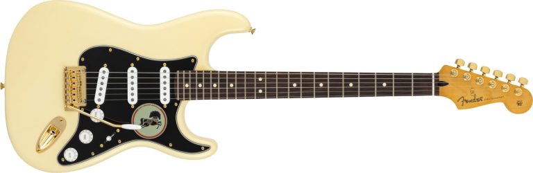 【新製品】Fenderからジョージ・ハリスン「Dark Horse」デザインの特別なストラトキャスターが登場