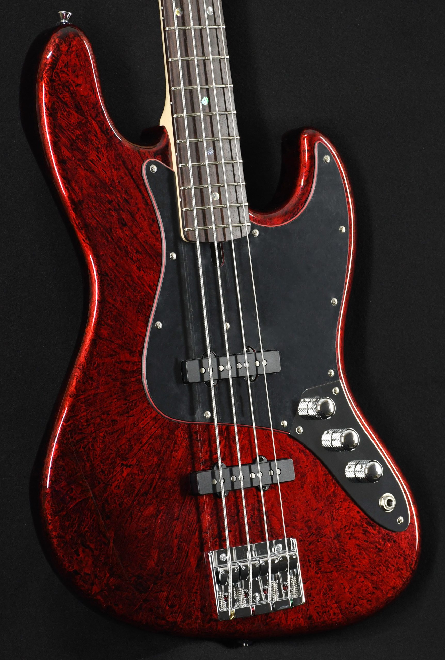 T's GuitarsJB-4st/20 Flare Red Metalic/Marble Finish