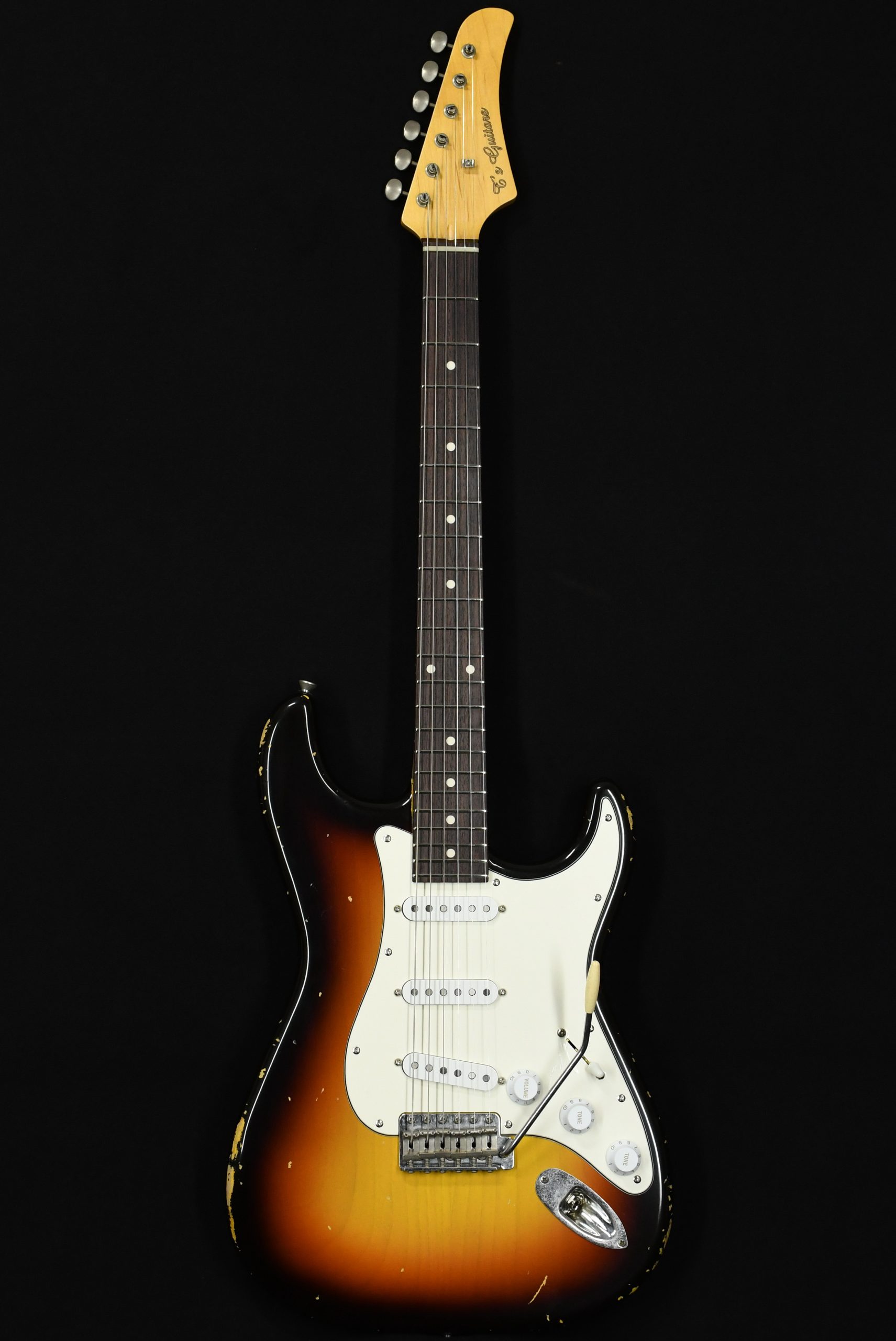 T's GuitarsST-Classic22 SSS 3Tone Sunburst Modern-Vintage,Aged