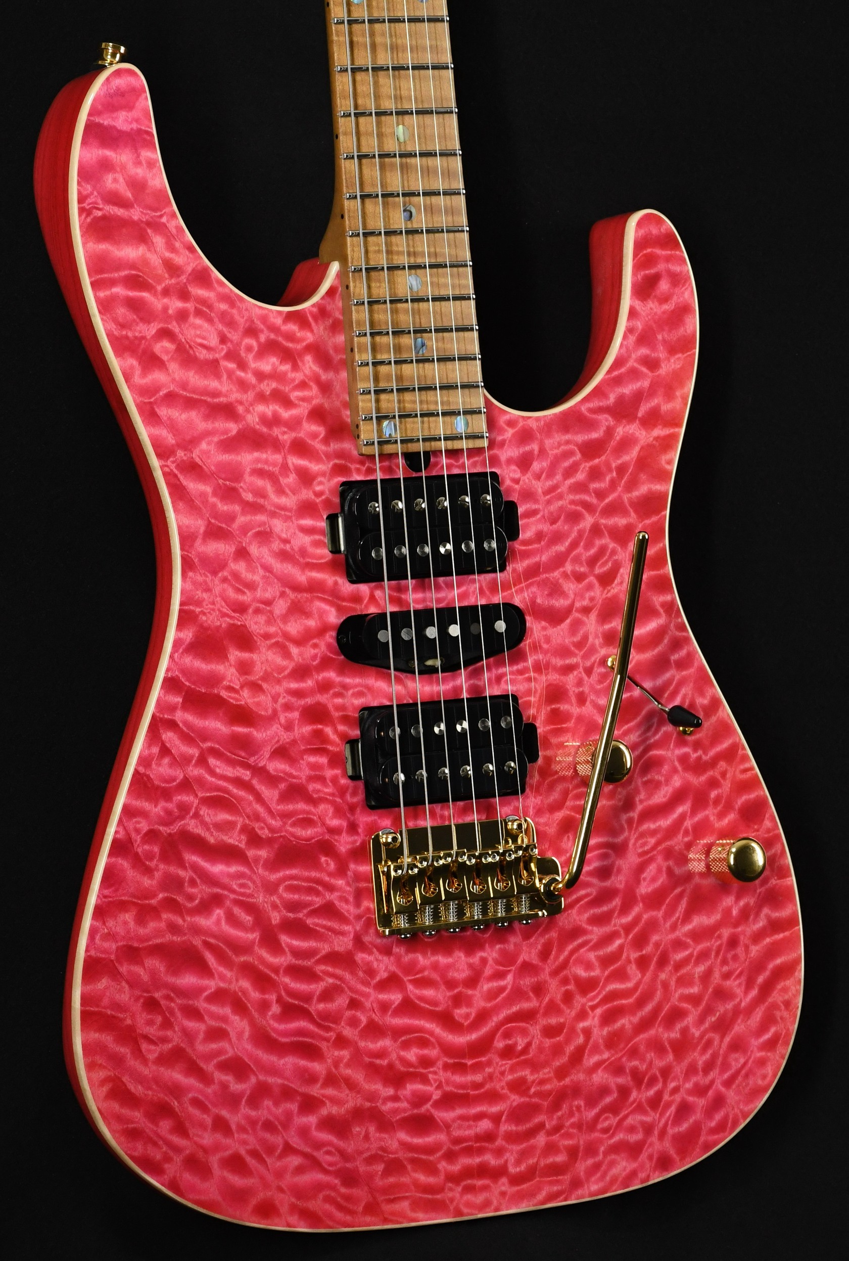 T's GuitarsDST-24 Bonnie Pink 5A Quilt Maple