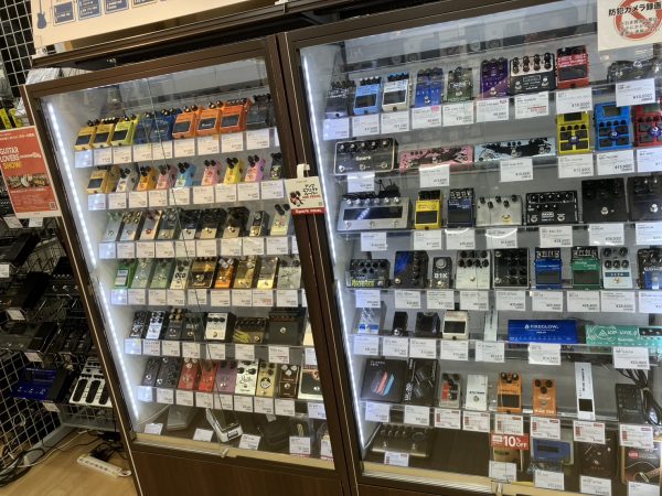【島村楽器鈴鹿店】エフェクター展示ラインナップ
