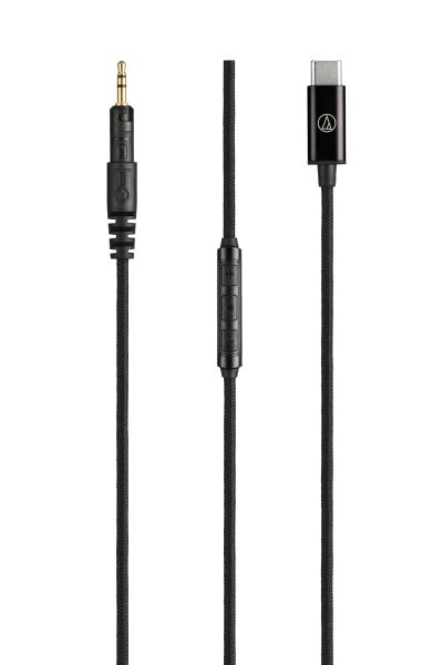 オーディオテクニカ「AT-HC2C/1.2」| USB Type-C接続のヘッドホン用着脱ケーブル