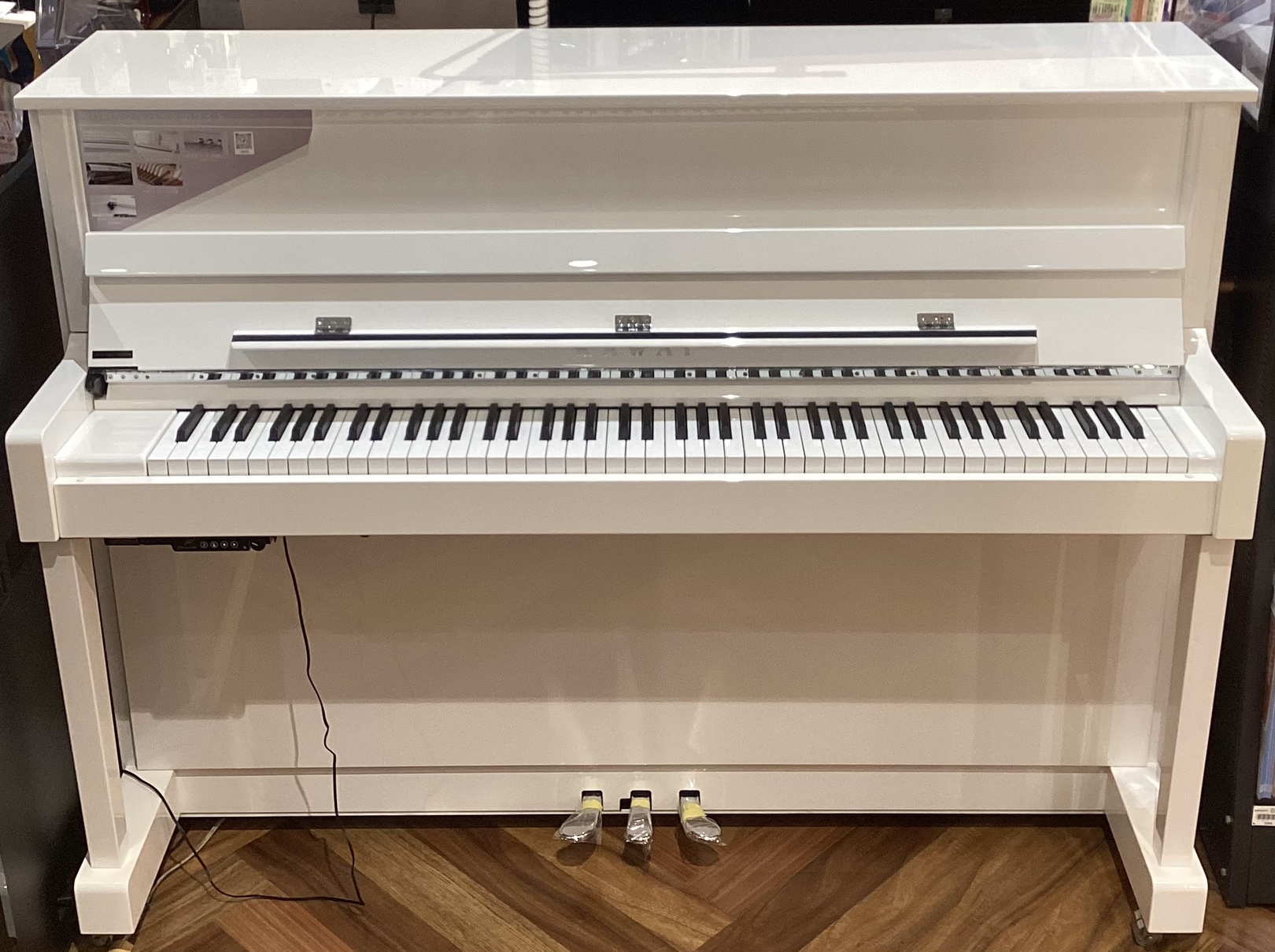 アップライトピアノ（RR-1000S消音機付き）カワイ K114SX
