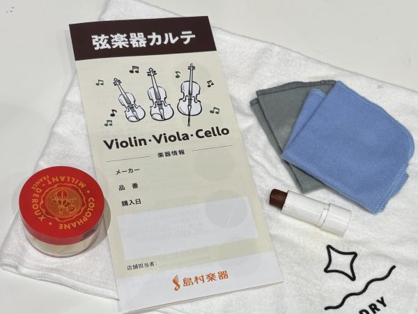 【弦楽器】弦楽器カルテのご案内～お持ちのヴァイオリン、お手入れできてますか？～