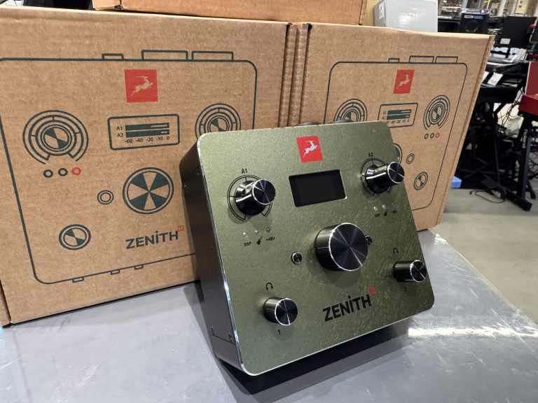 Antelope Audio Zenith 2 入荷＆展示開始！高音質AD/DAとDSPエフェクトを搭載した注目のオーディオインターフェイス！