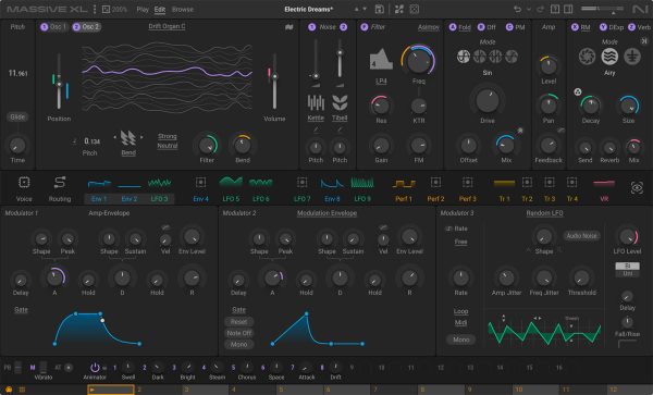 Native Instruments Massive XL | アニメーテッド・モジュレーションと音声素材変換を搭載したMassiveX後継モデル